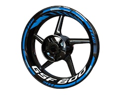 Suzuki GSF600 Bandit Wheel Stickers - "Classic" Standard Design