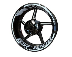 Adesivi per cerchioni Suzuki GSF1200 Bandit - Design standard