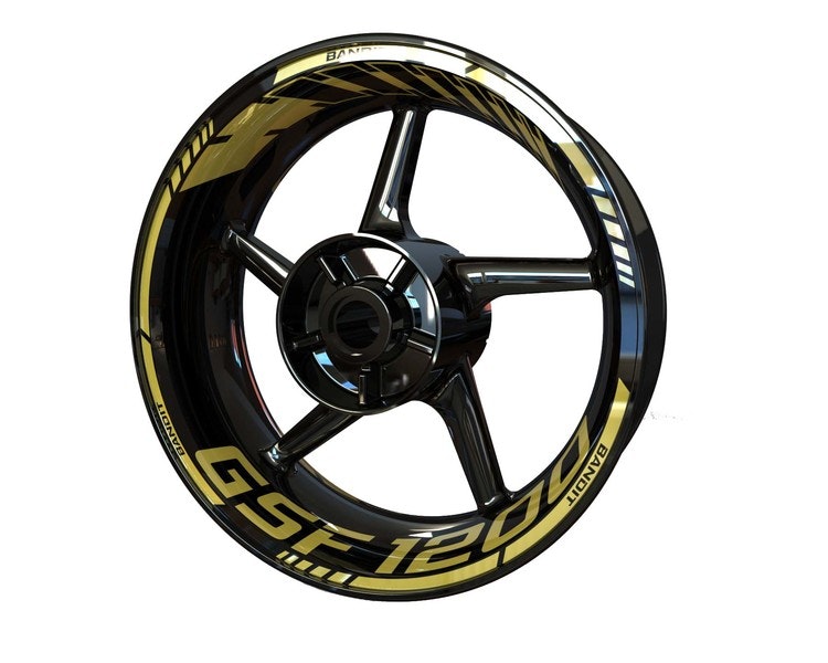 Suzuki GSF1200 Bandit Wheel Stickers - "Classic" Standard Design