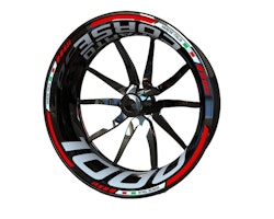 F4 1000/Brutale 1000 Reparto Corse Adhesivos para llantas - "Classic"