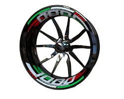 MV Agusta 1000 Wheel Stickers - Two Piece Design