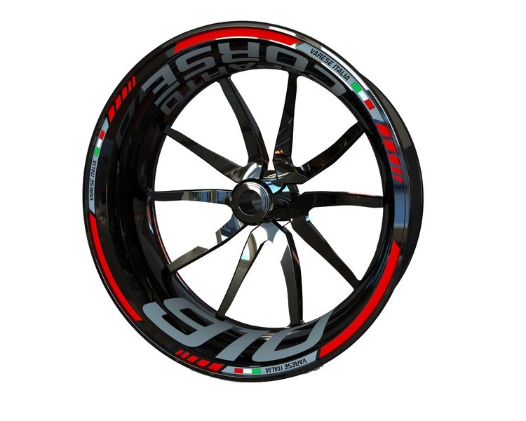 MV Agusta Brutale 910 Wheel Stickers - "Classic" Standard Design