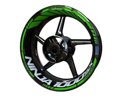 Kawasaki Ninja 1000SX Wheel Stickers - "Classic" Standard Design