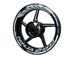 Kawasaki Ninja 250 Wheel Stickers - "Classic" Standard Design