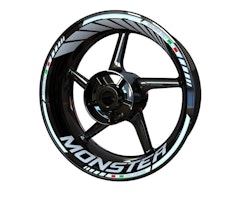 Ducati Monster 821 Wheel Stickers - "Classic" Standard Design