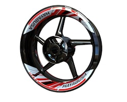 Suzuki Hayabusa Wheel Stickers - Two Piece Design