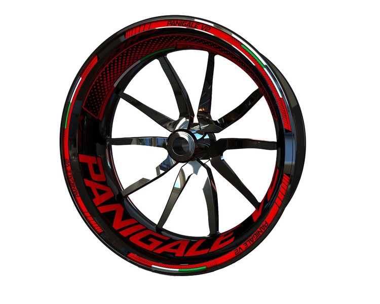 Ducati Panigale V2 Wheel Stickers - Plus Design