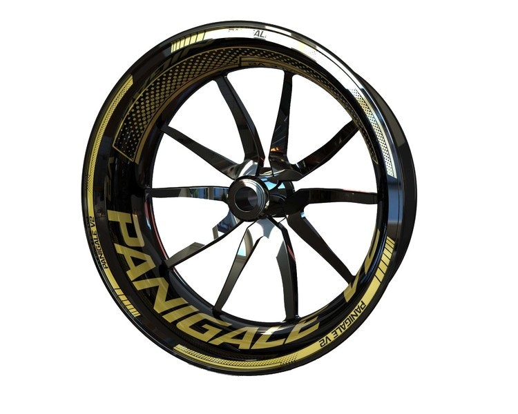 Ducati Panigale V2 Wheel Stickers - Plus Design