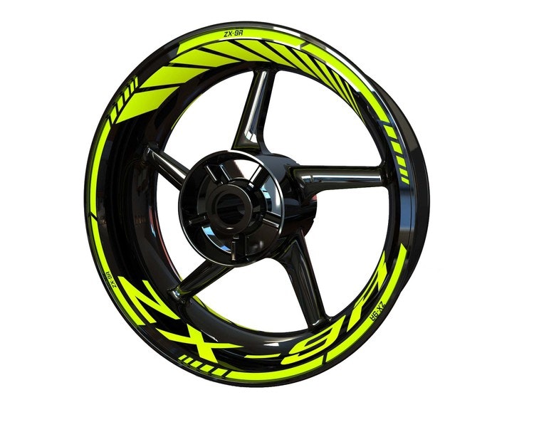 Adesivi per cerchioni ZX-9R - Design standard