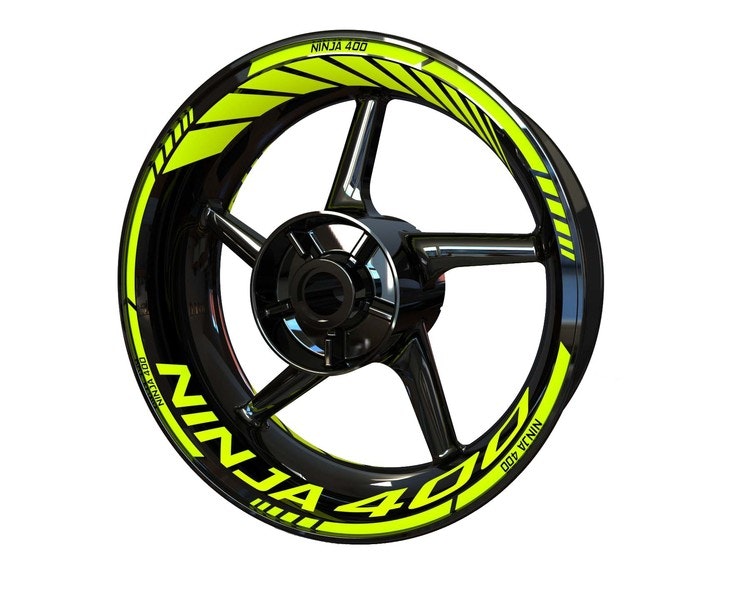 Adhesivos para ruedas Ninja 400 - Diseño estándar