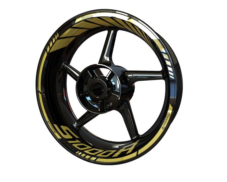 BMW S1000R Wheel Stickers - "Classic" Standard Design