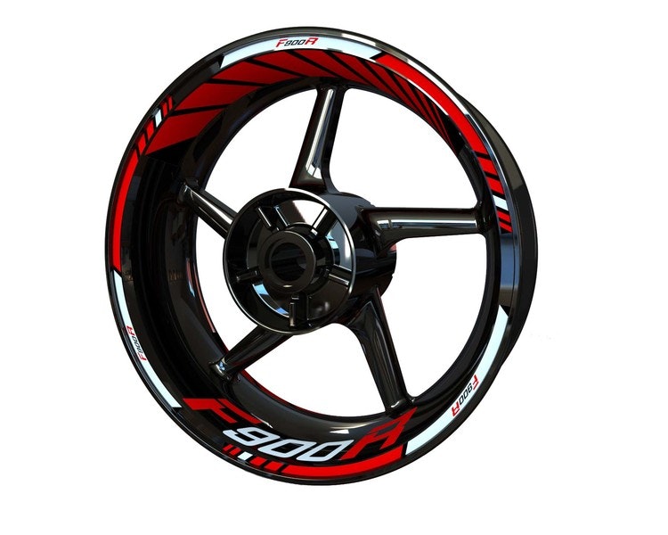 BMW F900R Wheel Stickers - "Classic" Standard Design