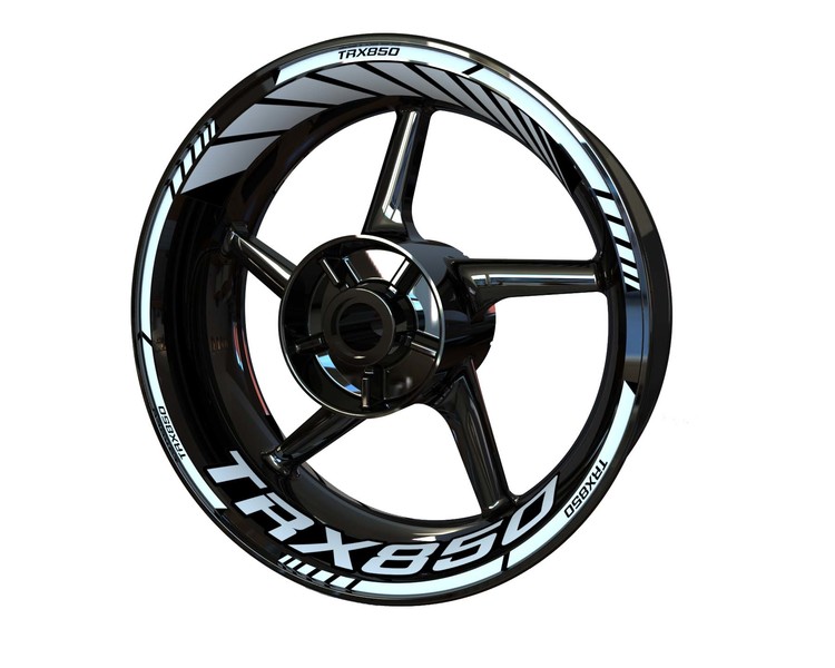 Yamaha TRX850 Wheel Stickers - Standard Design