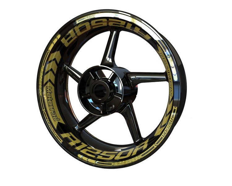 BMW R1250R Wheel Stickers - Plus Design