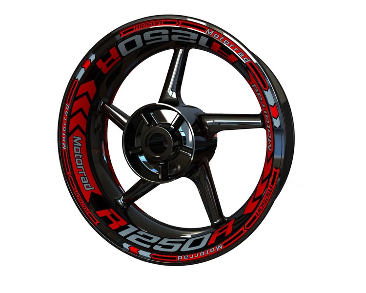BMW R1250R Wheel Stickers - Plus Design