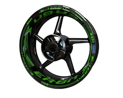 Wheel Stickers - Fits ER-6n - "Grid"