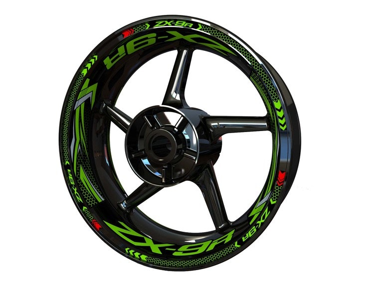 Adhesivos Ruedas ZX-9R - Diseño Plus