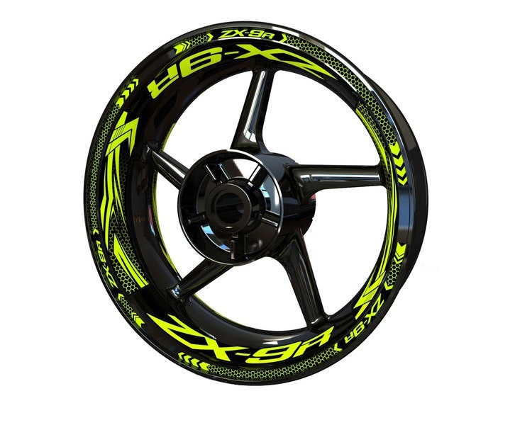 ZX-9R Wheel Stickers - Plus Design