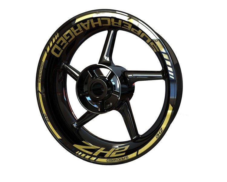 ZH2 Supercharged Velg Stickers - standaard ontwerp