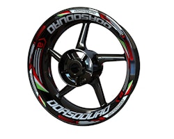 Aprilia Dorsoduro Wheel Stickers - Plus Design