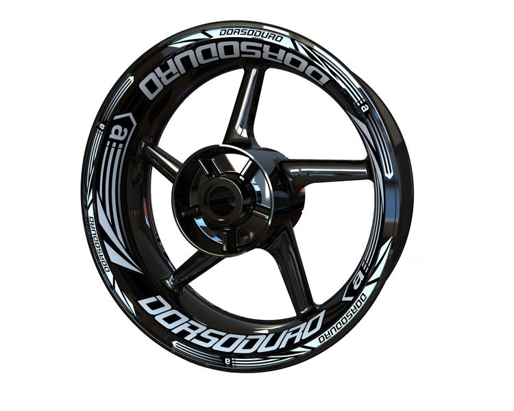 Aprilia Dorsoduro Wheel Stickers - Plus Design