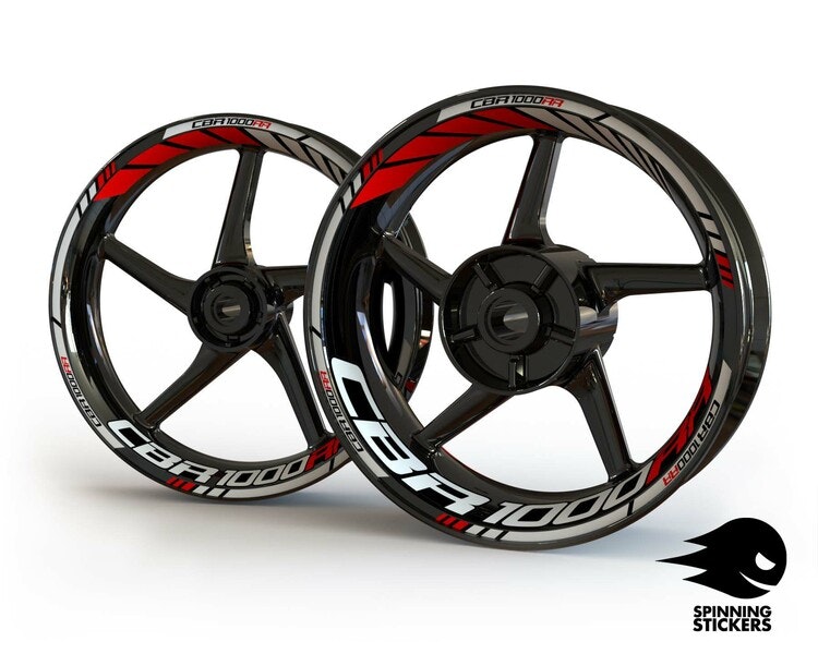 Adesivi per cerchioni Honda CBR1000RR - Design standard