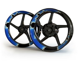 "Mandelbrot" Wheel Stickers