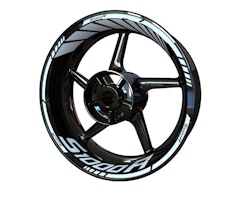 BMW S1000R Wheel Stickers - "Classic" Standard Design