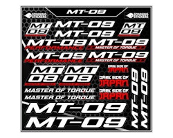 Yamaha MT 09 stickerset