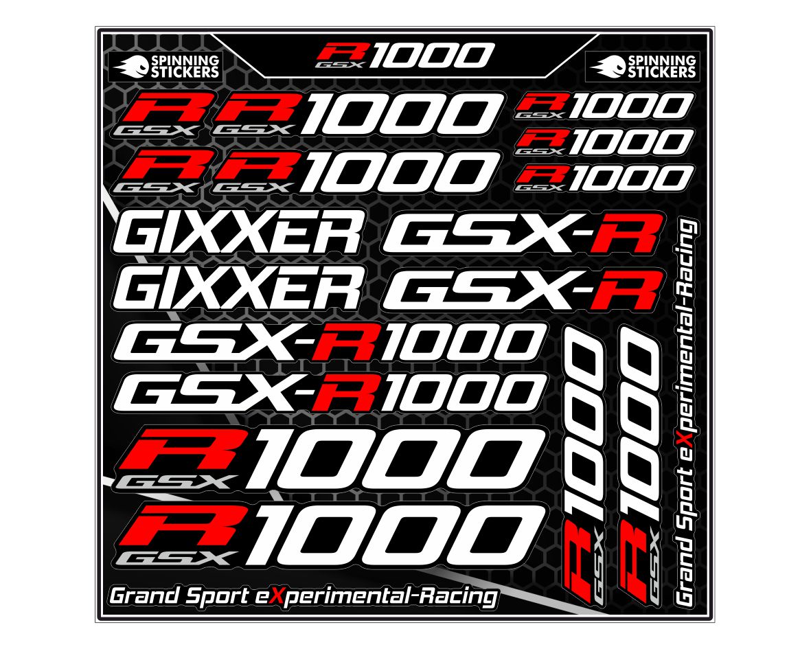 Suzuki GSXR 1000 sticker kit