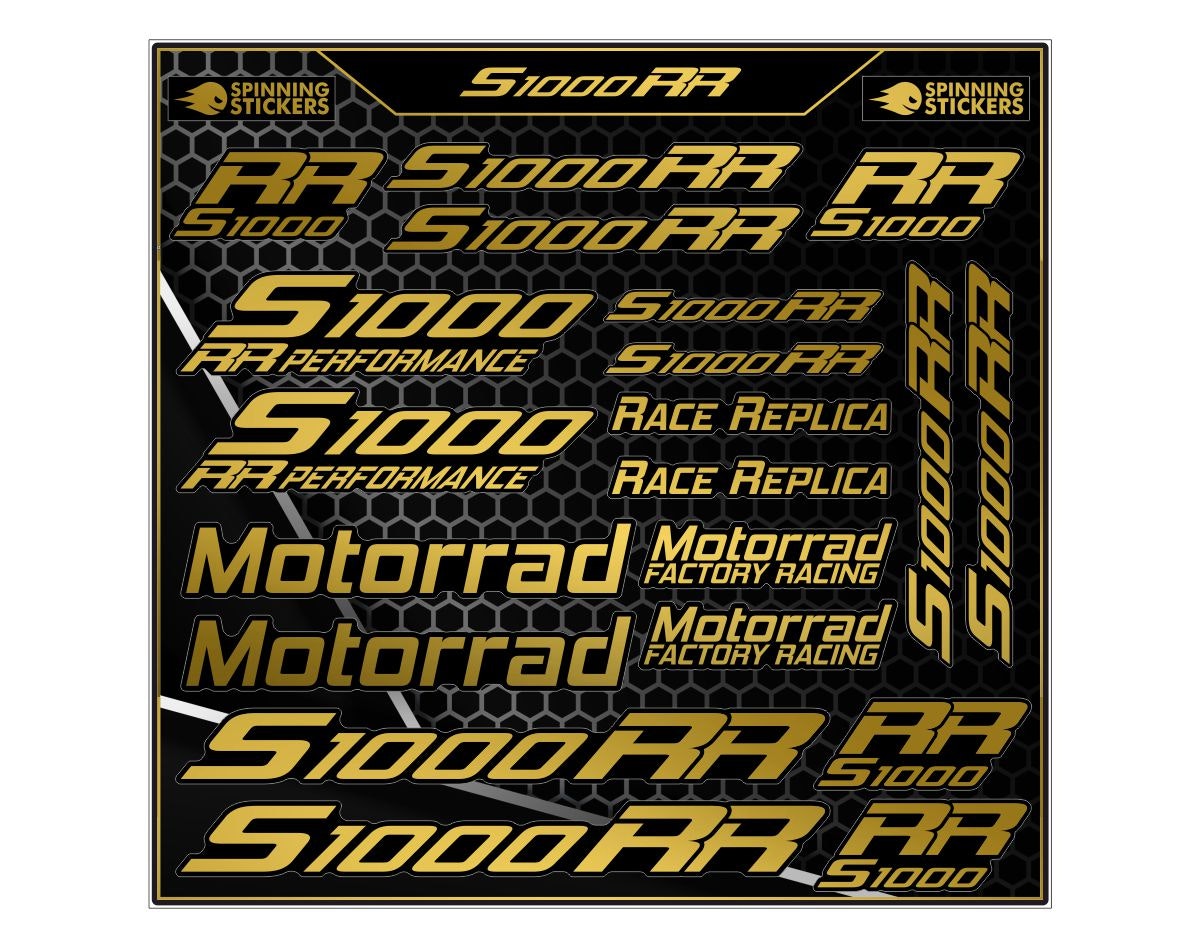 BMW S1000RR sticker kit