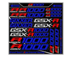 Kit de pegatinas Suzuki GSXR 1000
