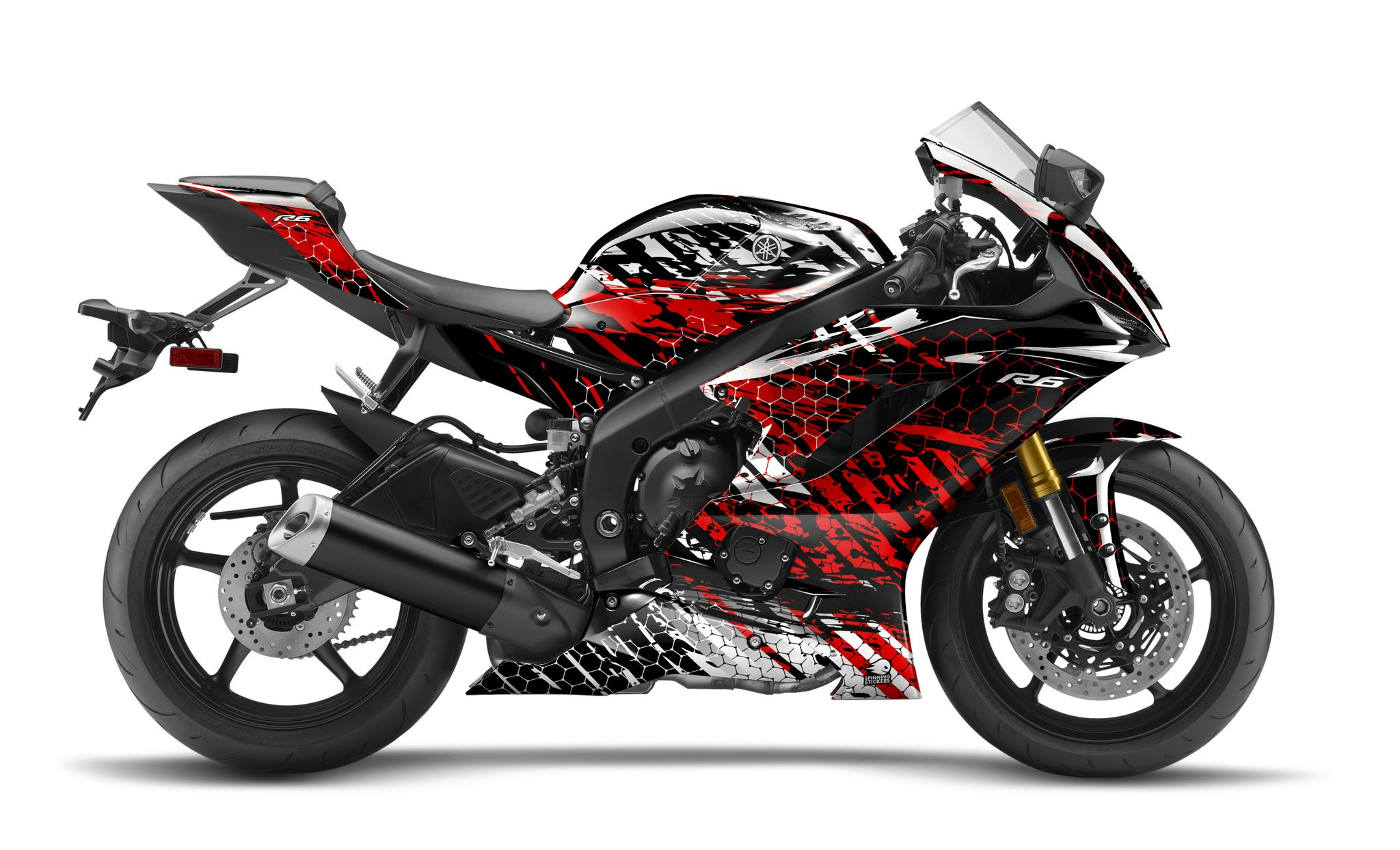 Yamaha YZF-R6 Grafische Kit - "Riot"