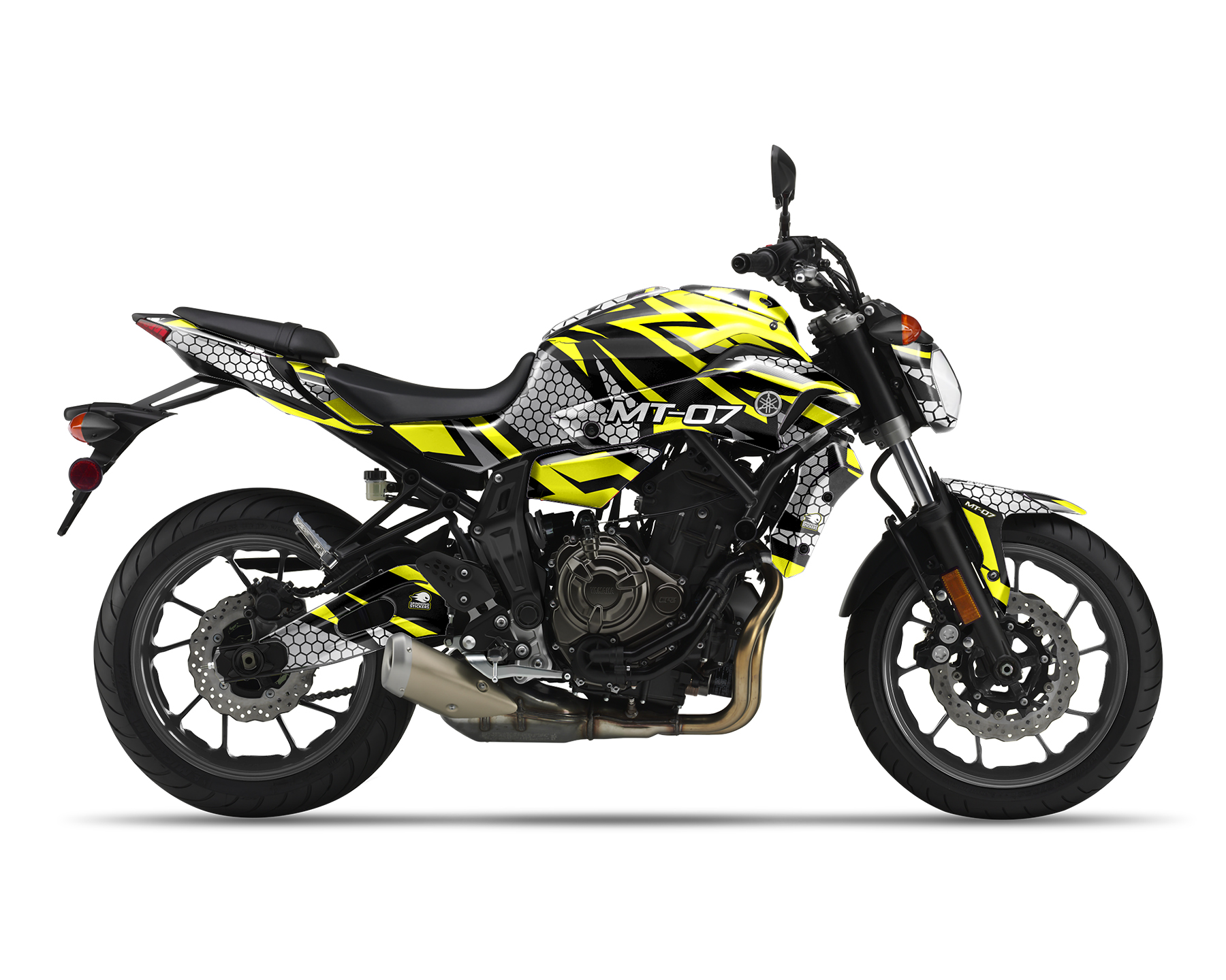 Yamaha MT 07 Graphics Kit - "Hexagon" 2014-2020