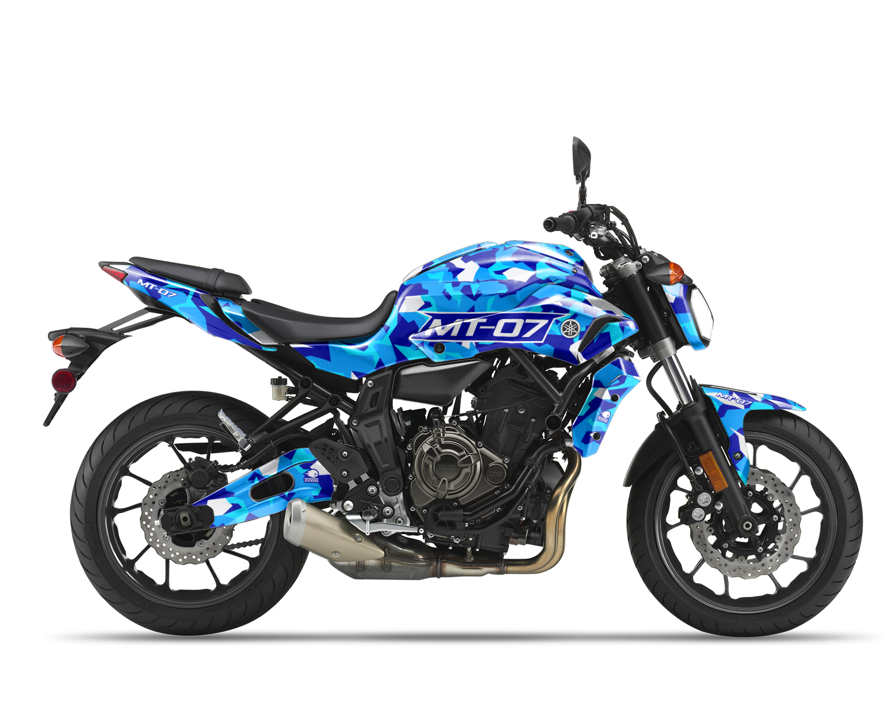 Yamaha MT 07 Graphics Kit - "CAMO" 2014-2017