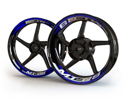 Yamaha MT-09 Wheel Stickers - Two Piece Design