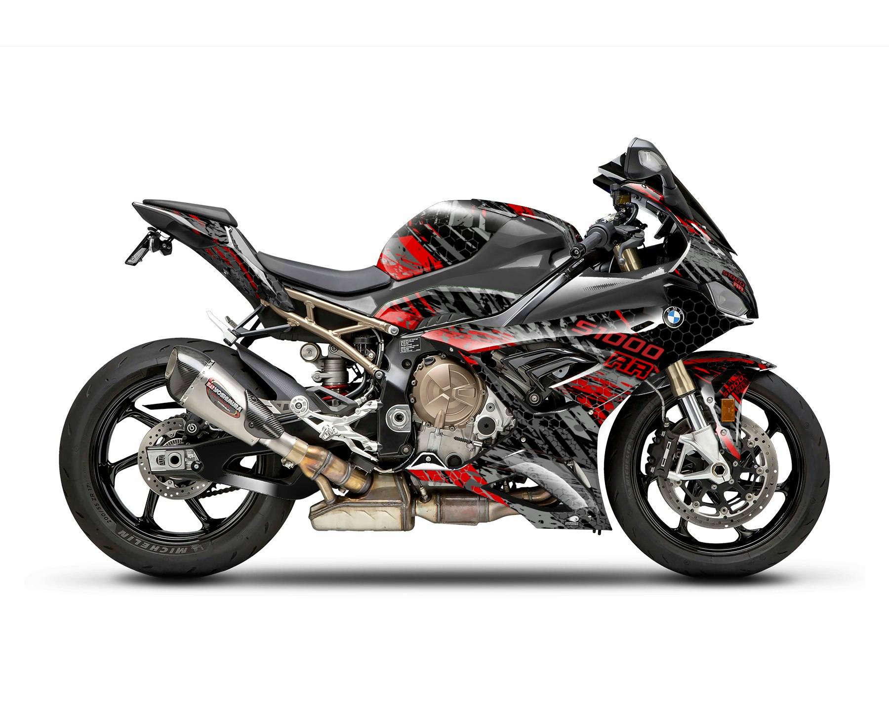 BMW S1000RR Graphics Kit - "Riot" 2009-2022