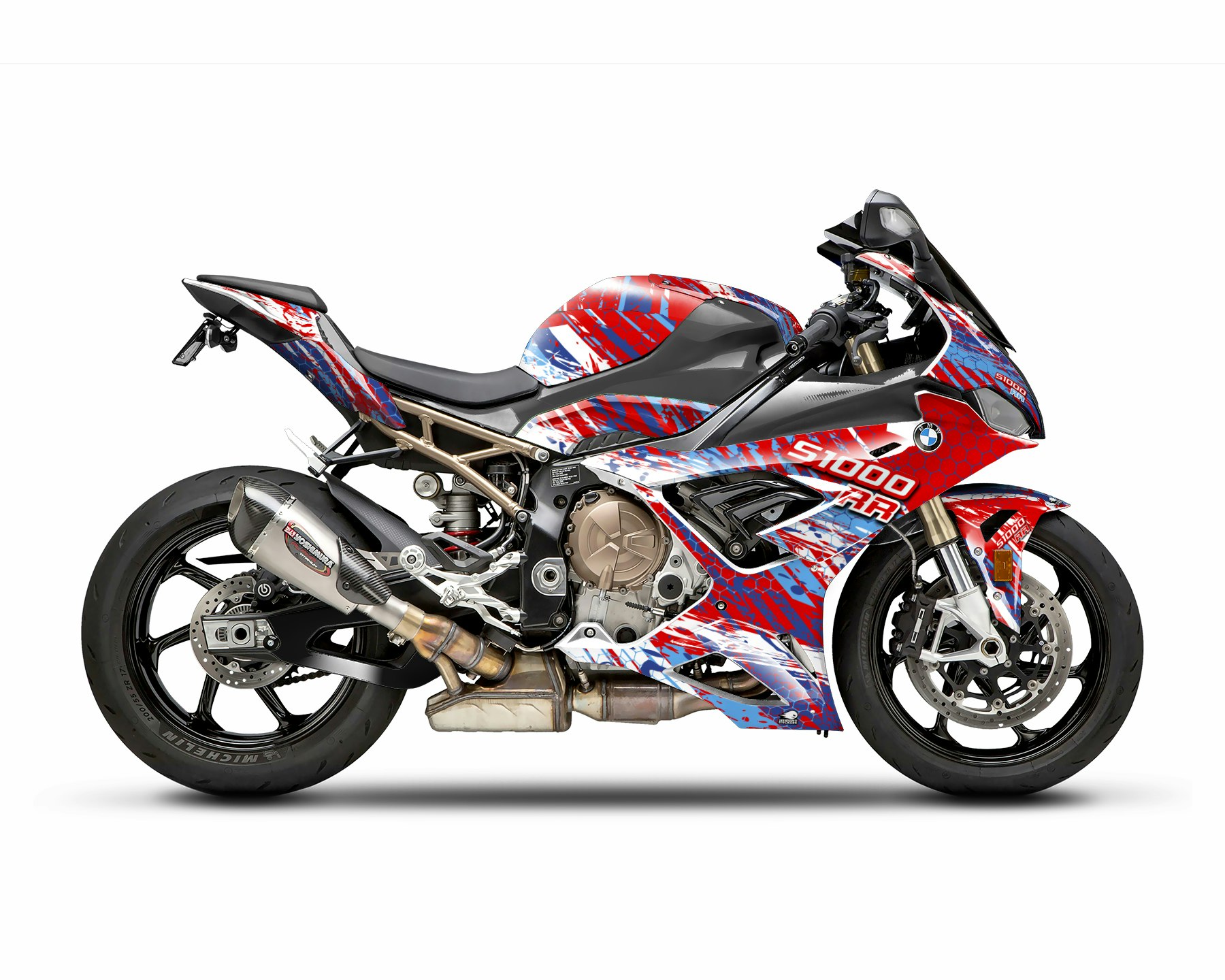 BMW S1000RR Graphics Kit - "Riot" 2009-2022