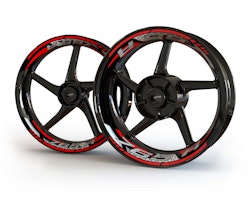 Street Triple 765 R Wheel Stickers - "Torque"