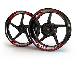 Street Triple 765 R Wheel Stickers - "Torque"