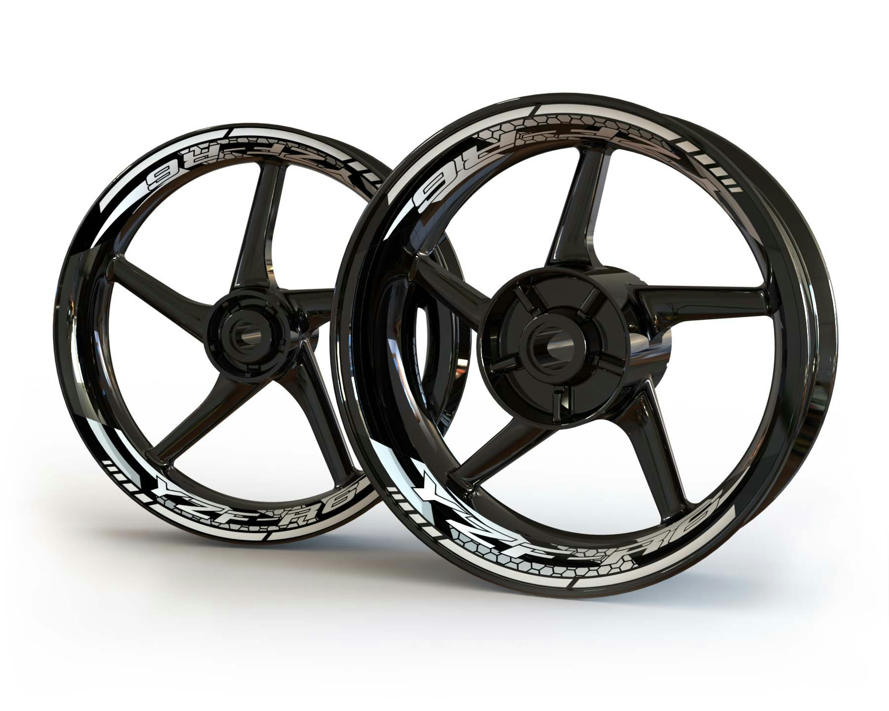 YZF-R6 Wheel Stickers - "Torque"