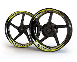 Adhesivos para ruedas Yamaha XSR700 - Diseño de dos piezas