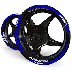 Yamaha Aerox Wheel Stickers - Plus Design