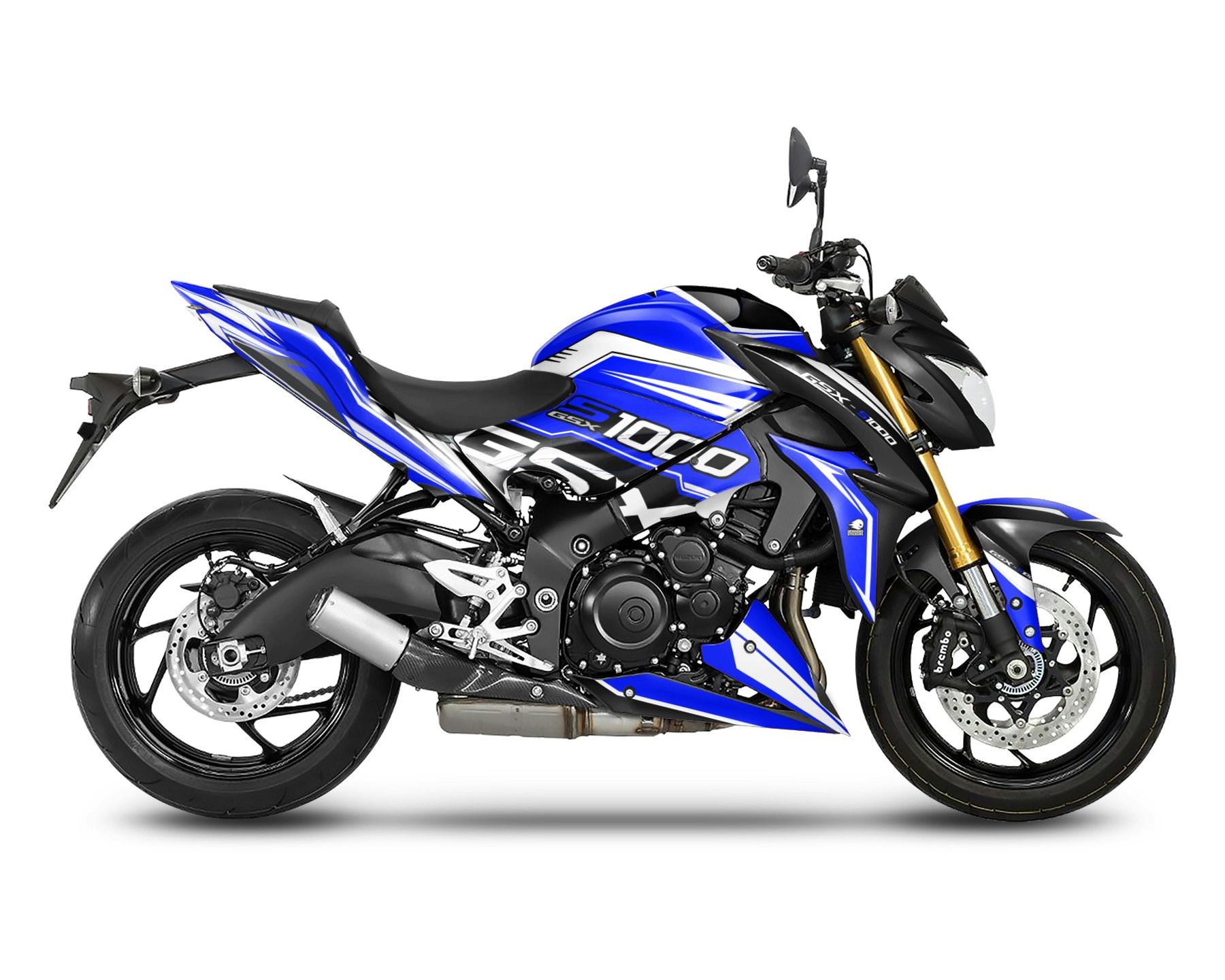 Suzuki GSXS 1000 Graphics Kit - "Razor" 2015-2020 - SpinningStickers | #1  Motorcycle & Powersport Graphics