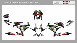 Suzuki GSXR 1000 Grafikkit - "Der Joker" 2009-2016