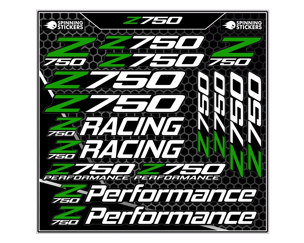 Z750 sticker kit