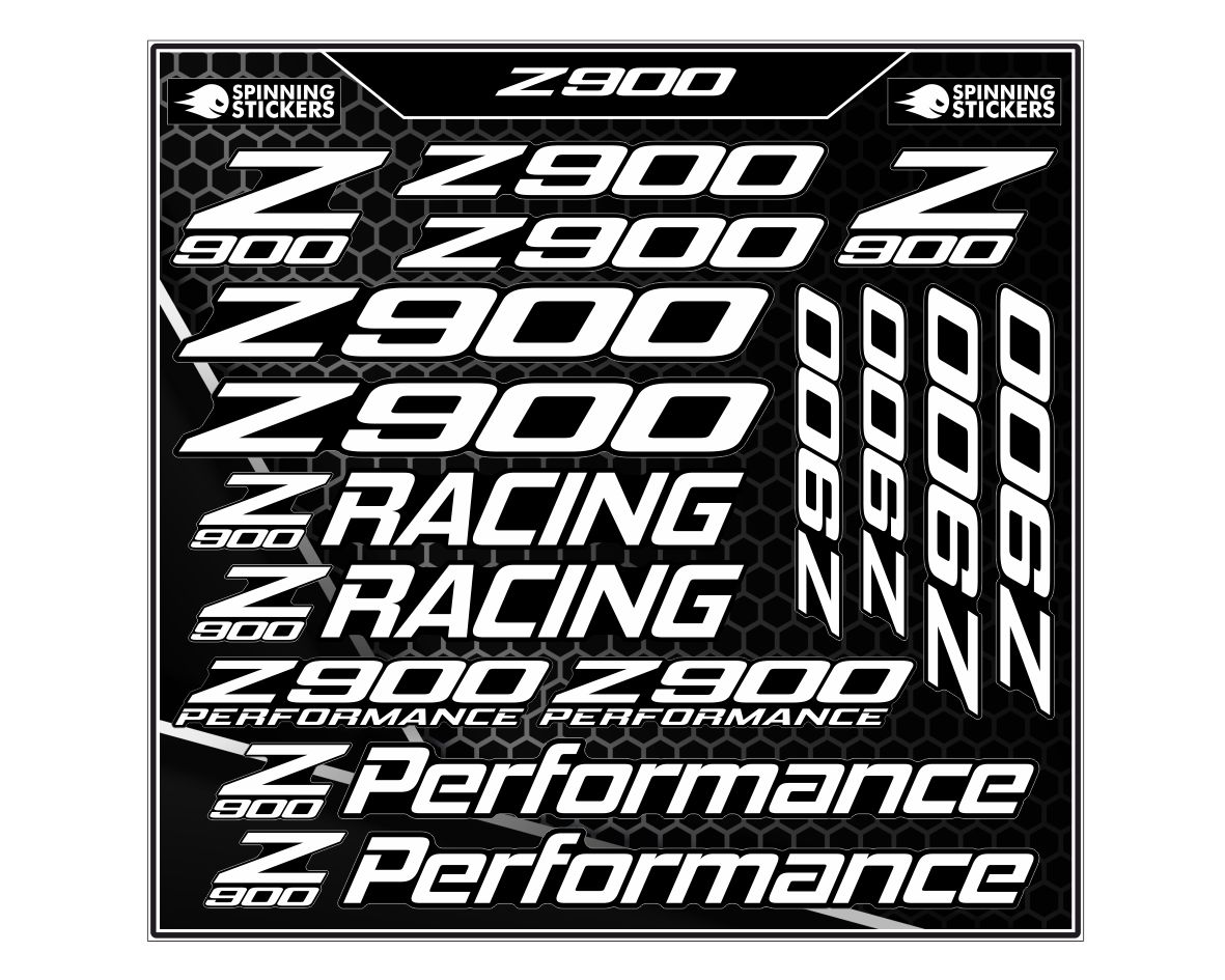 Kawasaki Z900 sticker kit