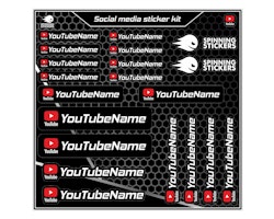 YouTube Sticker kit