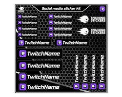 Twitch Sticker kit
