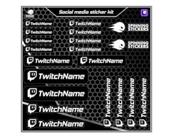 Twitch Sticker kit